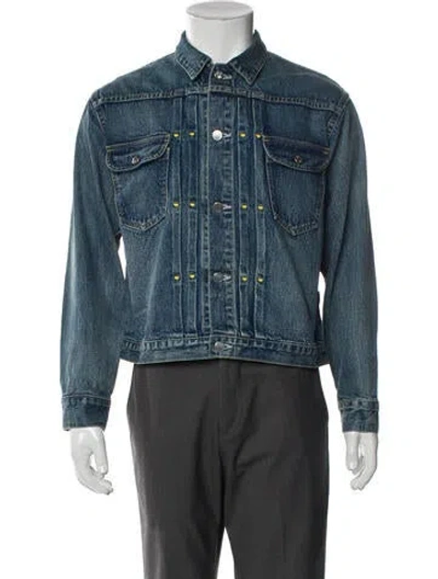 Pre-owned Human Made Denim Jacket In Blue