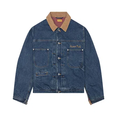 Pre-owned Human Made Denim Jacket 'indigo' | Blue | Men's Size Xl