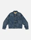 Human Made Denim Work Jacket Future In Blue