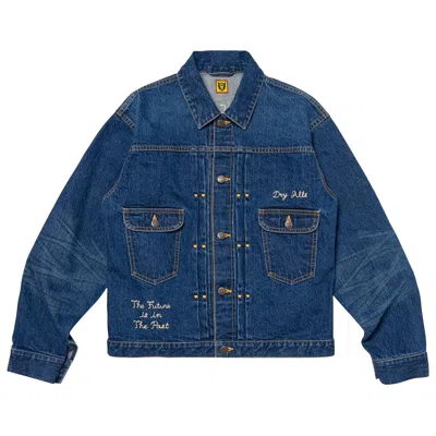 Pre-owned Human Made Denim Work Jacket 'indigo' | Blue | Men's Size L