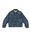 Human Made Denim Work Jacket Future In Purple