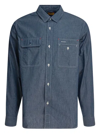 HUMAN MADE DOUBLE-POCKET COTTON SHIRT