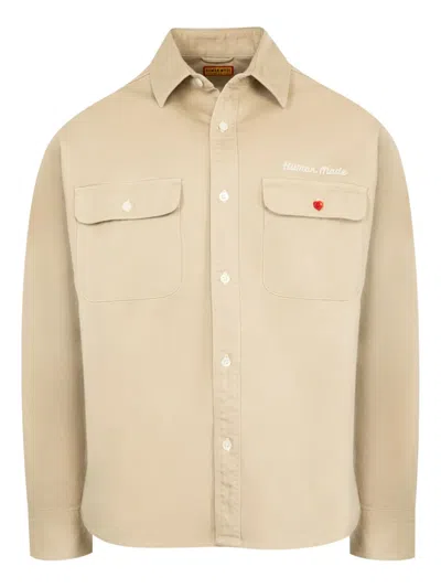 Human Made Double-pocket Shirt In Neutral