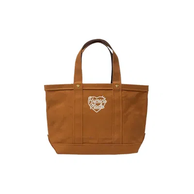 Pre-owned Human Made Duck Canvas Tote Bag 'brown'