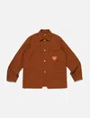 Human Made Duck Coverall Jacket In Brown
