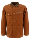 HUMAN MADE DUCK COVERALL JACKETS BROWN