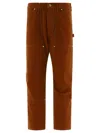 Human Made Men's "duck Painter" Trousers In Brown