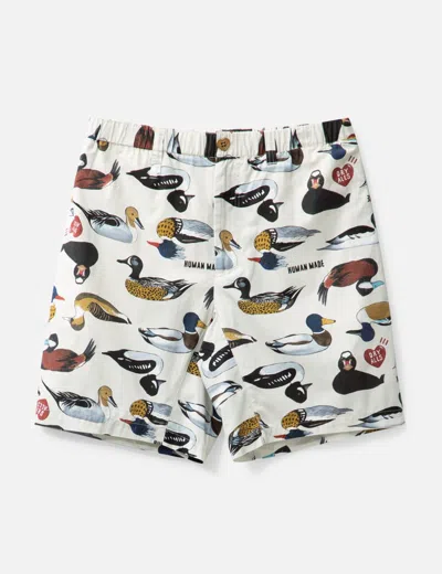 Human Made Duck Shorts In White
