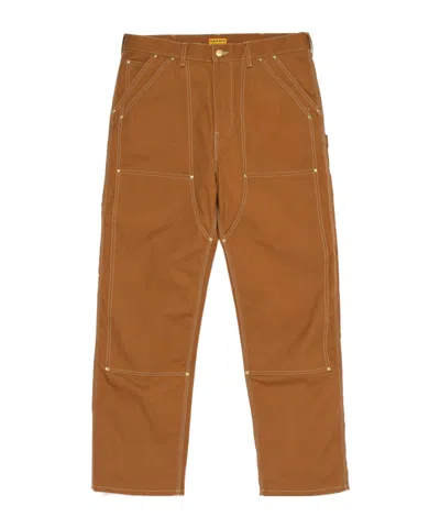HUMAN MADE DUCK WORK STITCH-DETAIL CARGO PANTS