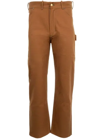 Human Made Duck Work Trousers In Brown