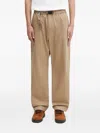 Human Made Elasticated Logo Trousers In Neutral
