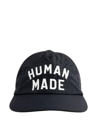 Human Made Embroidered Cap In Black