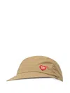 Human Made Embroidered Cap In Brown
