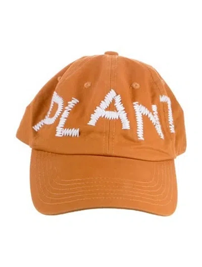 Pre-owned Human Made Embroidery Baseball Cap In Orange
