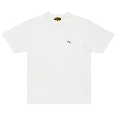 Pre-owned Human Made Embroidery T-shirt 'white'