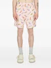 Human Made Feather Print Shorts In Pink