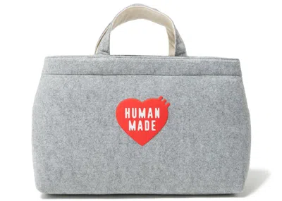 Pre-owned Human Made Felt Large Tote Bag In Grey