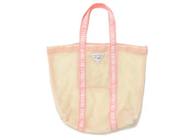 Pre-owned Human Made Flamingo Tote Bag In White