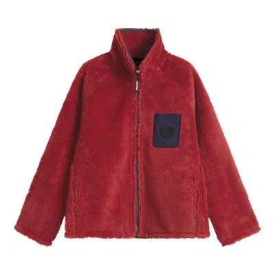 Pre-owned Human Made Fleece Jacket 'red' | Men's Size S