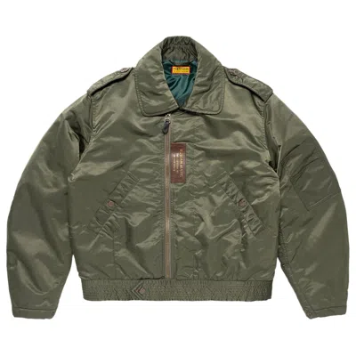 Pre-owned Human Made Flight Jacket 'olive Drab' | Green | Men's Size L