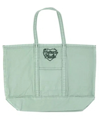 Human Made Garment Dyed Tote Bag In Green
