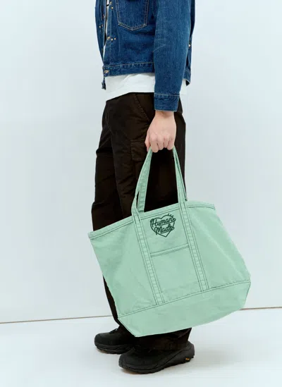 Human Made Garment Dyed Tote Bag In Green