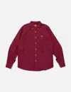 Human Made Gingham Check Button Down Shirt In Red