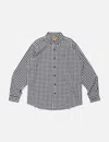Human Made Gingham Check Button Down Shirt In Black