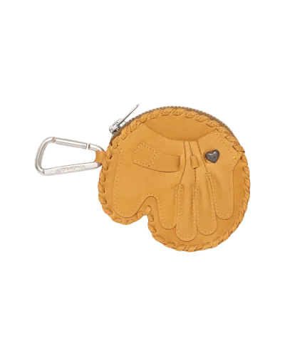 Human Made Kids' Glove Coin Case In Brown