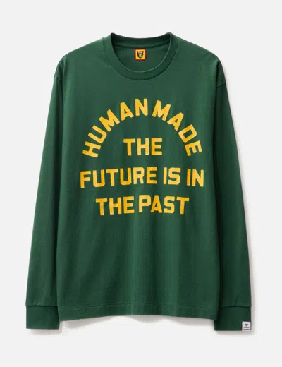 Human Made Graphic Long Sleeve T-shirt In Green