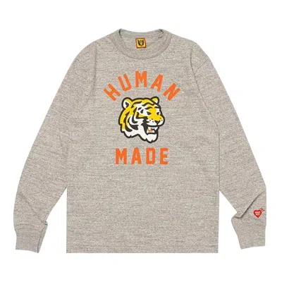 Pre-owned Human Made Graphic Long-sleeve T-shirt 'grey'