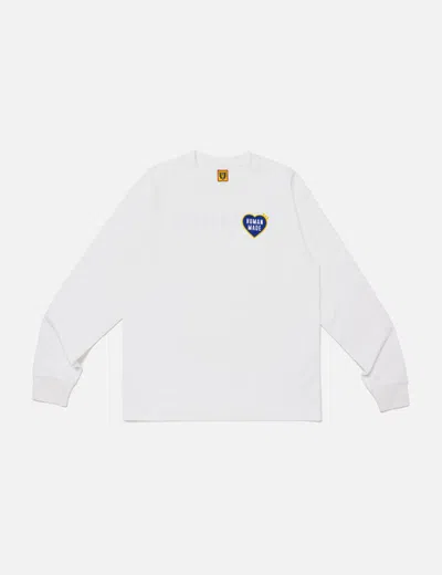 Human Made Graphic Long Sleeve T-shirt In White