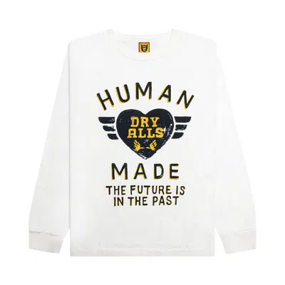 Pre-owned Human Made Graphic Long-sleeve T-shirt 'white' | Men's Size S