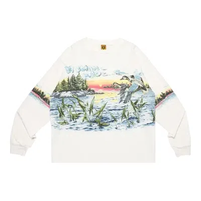 Pre-owned Human Made Graphic Long-sleeve T-shirt 'white' | Men's Size Xl