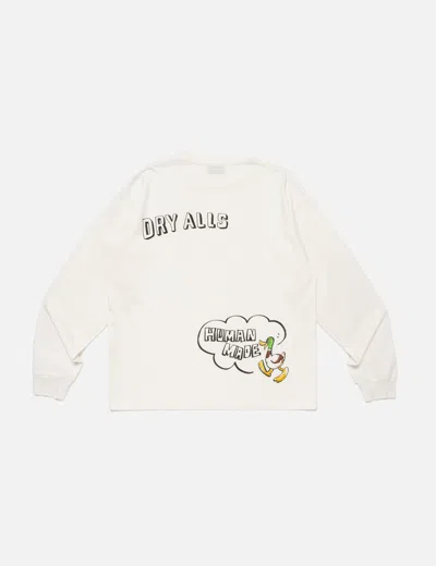 Human Made Graphic Long Sleeves T-shirt In White