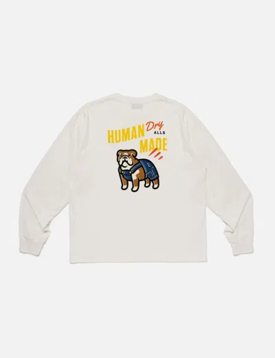 Human Made Graphic Long Sleeves T-shirt In White