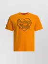 Human Made Graphic Print Crew Neck Short Sleeve T-shirt In Orange