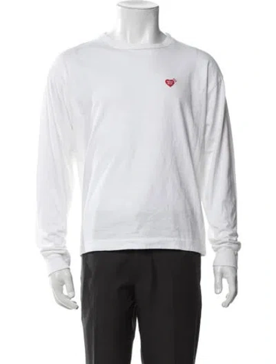 Pre-owned Human Made Graphic Print Crew Neck T-shirt In White