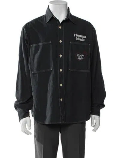Pre-owned Human Made Graphic Print Jacket In Green
