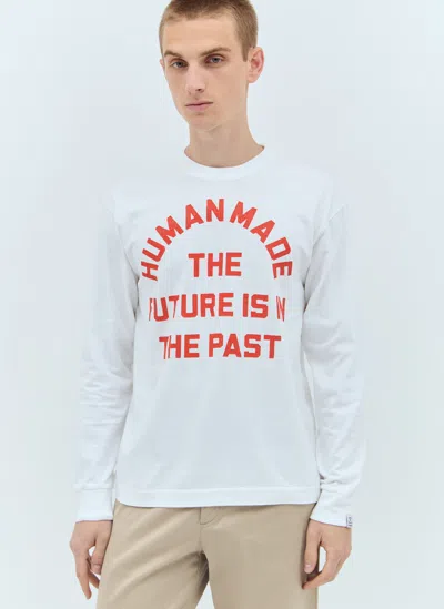 Human Made Graphic Print Long-sleeve T-shirt In White