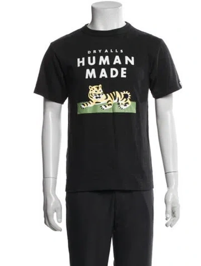Pre-owned Human Made Graphic Print Short Sleeve Shirt In Black
