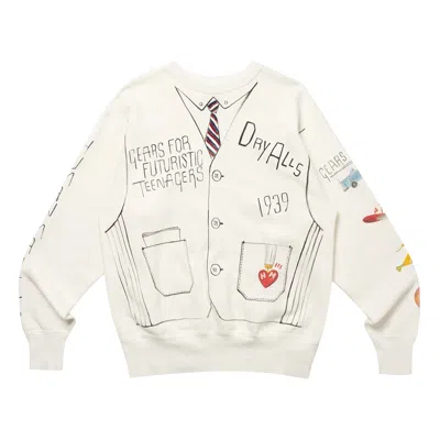 Pre-owned Human Made Graphic Sweatshirt 'white'