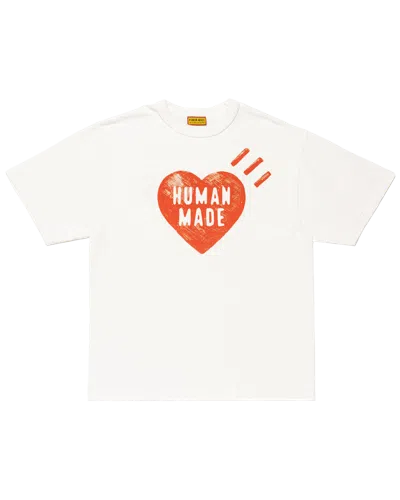 Human Made Kids' Graphic T-shirt #14 In White