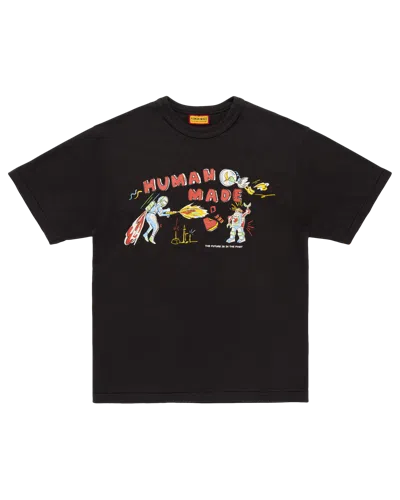 Human Made Kids' Graphic T-shirt In Black