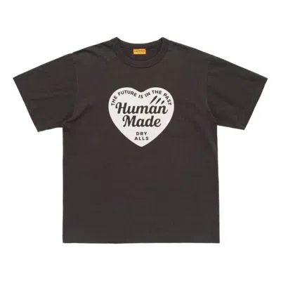 Human Made Graphic T-shirt 'charcoal' In Black