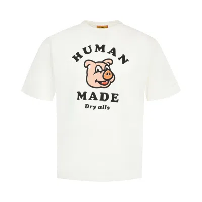 Pre-owned Human Made Graphic T-shirt | White | Men's Size Xxl