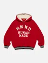 Human Made Half-zip Fleece Pullover In Red