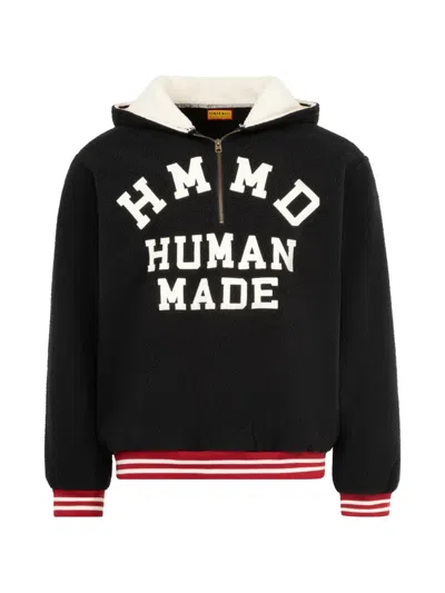 Human Made Half-zip Hoodie In Black