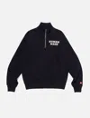 Human Made Half-zip Sweatshirt In Black