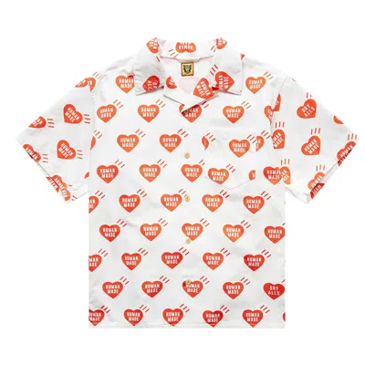 Pre-owned Human Made Heart Aloha Shirt 'white'